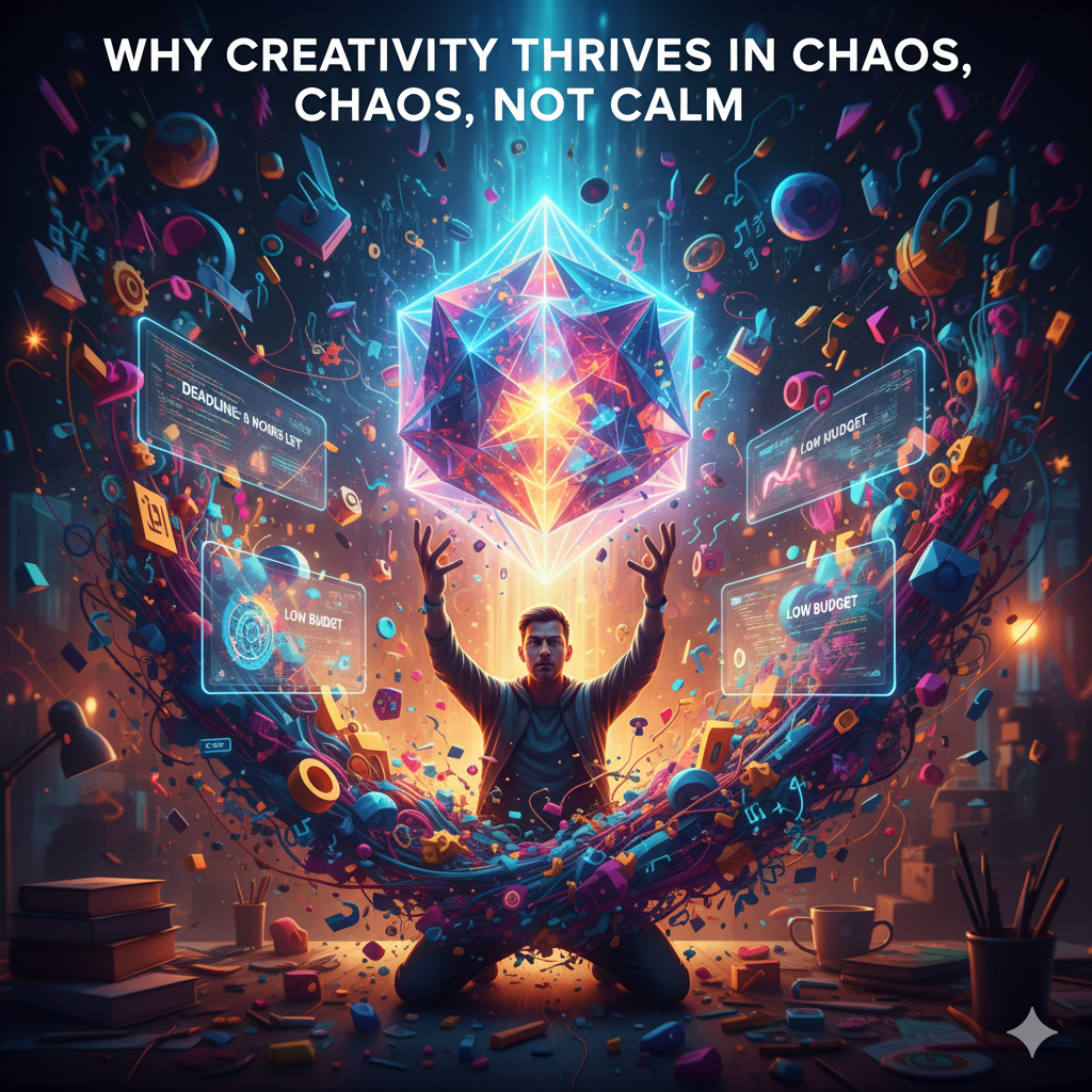 “Why Creativity Thrives in Chaos, Not Calm”