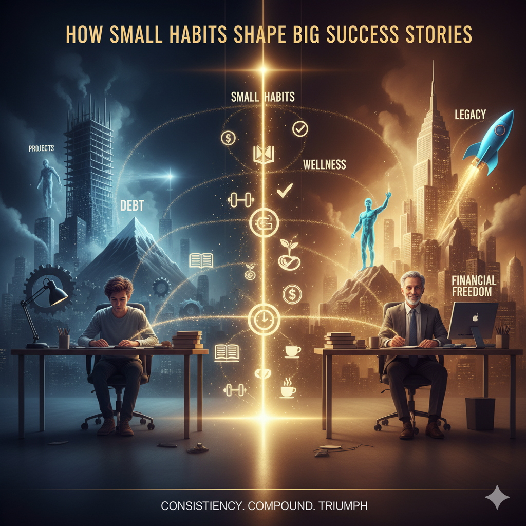 “How Small Habits Shape Big Success Stories”
